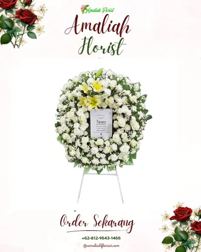 Krans Bunga Duka Cita di Jatihandap