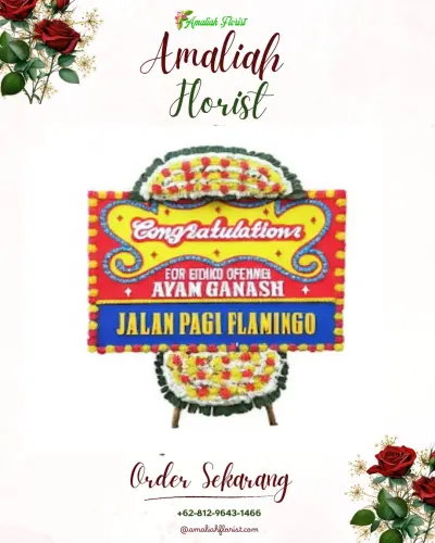 Bunga Papan Congratulation di Jatihandap